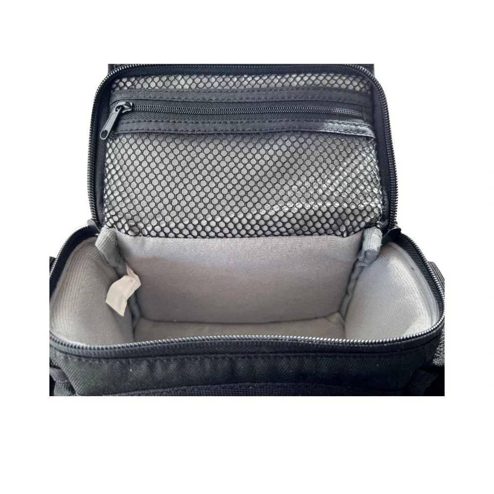 Lowepro Camera‎ Shoulder Bag Black Nylon Padded Case with Strap and Pockets